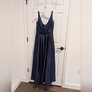 David's bridal blue dress